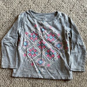Toddler Gray Long-Sleeve Tee